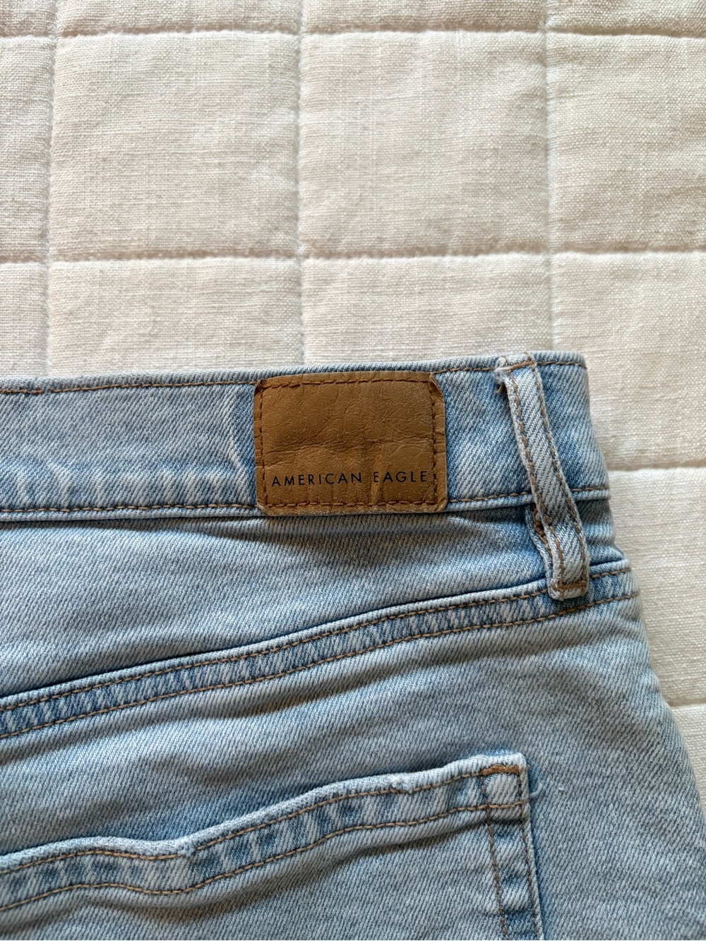 American Eagle Faded Blue High-Rise Denim Jeans
